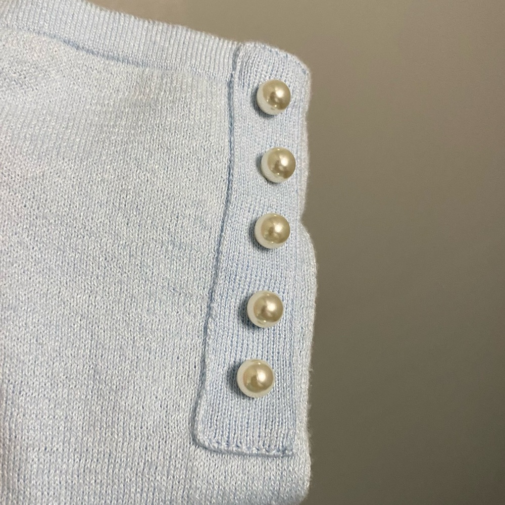 Lilly Pulitzer Light Blue Clarissa Cardigan - Picture 5 of 8